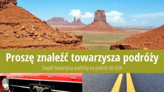 Znajdź towarzysza podróży na podróż do USA