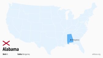 Stan Alabama – mapa, ciekawostki, czas, co zobaczyć