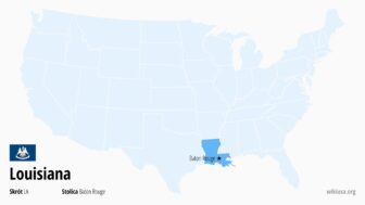 Stan Louisiana – mapa, pogoda, największe miasta, czas