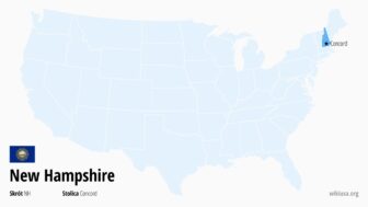 Stan New Hampshire – mapa, ciekawostki, pogoda, czas