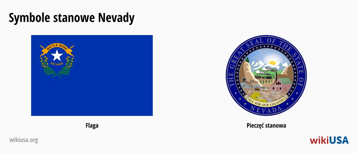 Flaga stanu Nevada | Wielka Pieczęć Stanu Nevada