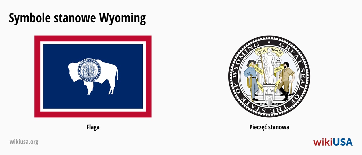 Flaga stanu Wyoming | Wielka Pieczęć Stanu Wyoming